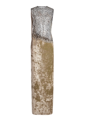 Christopher Esber Swept Chain Velvet Gown - Moda Operandi