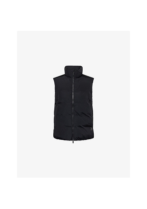 Mens On All-Day Logo-Print Padded Puffer Vest