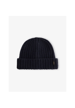 Mens Corneliani Knitted Merino-Wool and Cashmere Beanie