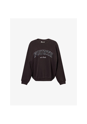 Womens 4th & Reckless Leon Oversized Cotton-Jersey Sweatshirt