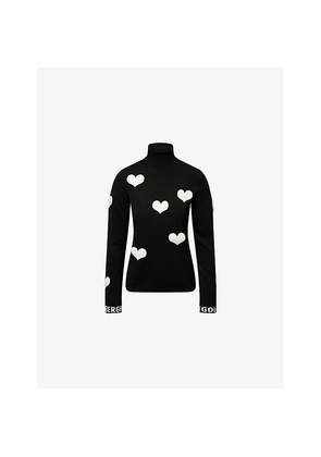 Womens Goldbergh Bacio Long-Sleeve Knitted Wool-Blend Jumper