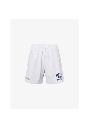 Womens Sporty & Rich For '47 x The New York Yankees Yank Ivy Drawstring Cotton-Jersey Shorts