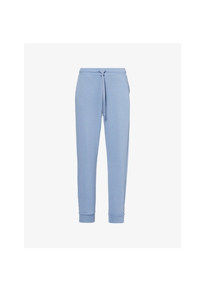 Womens Derek Rose Mid-Rise Tapered-Leg Cotton-Blend Jogging Bottoms