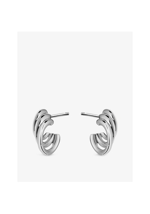 Womens Shaun Leane Bound Hoop Size 1 Sterling-Silver Earrings