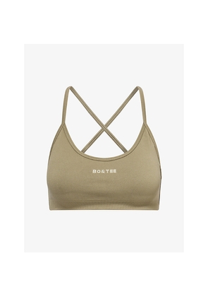 Womens Bo+Tee Seamless Branded Sports Bra