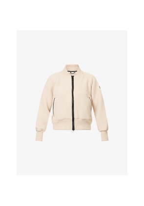 Womens Canada Goose Sierra Fleece Wool-Blend Jacket