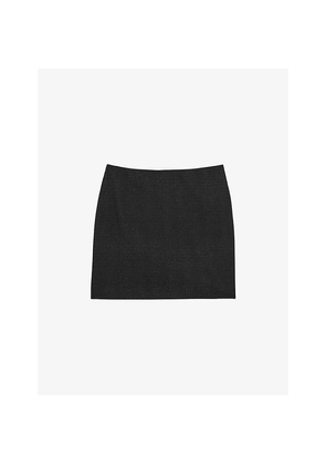 Womens Reiss Maia Embellished Cotton Mini Skirt