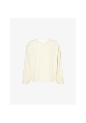 Mens Found Reversed Long-Sleeve Cotton Top