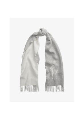 Womens Polo Ralph Lauren Pony Wool Scarf