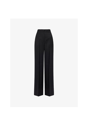 Womens Max Mara Fernet Wide-Leg Wool Trousers