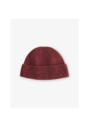 Mens Rototo Nep Seamless Wool Beanie Hat