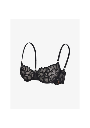 Womens Savage X Fenty Not Sorry Unlined Lace Balconette Bra