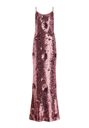The New Arrivals Ilkyaz Ozel Isis Sequinned Maxi Dress - Moda Operandi