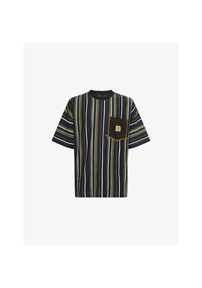 Mens Carhartt WIP x Nicholas Daley Striped Cotton T-Shirt