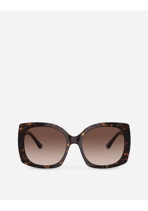Dolce & Gabbana Dg Devotion Sunglasses - Woman Brown Onesize