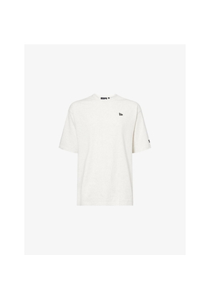 Mens New Era Premium Essential Oversized Cotton-Jersey T-Shirt