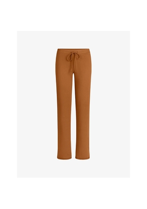 Womens Skims Straight-Leg Cotton-Jersey Trousers