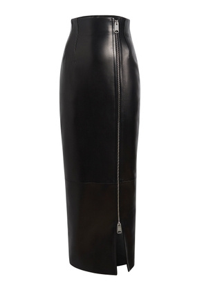 Khaite Gres Plongé Leather Maxi Skirt - Moda Operandi