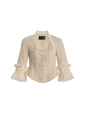 Tae Park Versailles Ruffled Cotton-Canvas Top - Moda Operandi