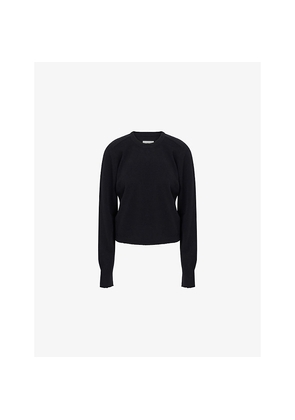 Womens Maison Margiela Round-Neck Regular-Fit Wool Jumper