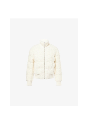 Womens Perfect Moment Après Padded Wool Bomber Jacket