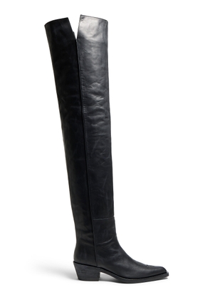 Khaite Clive Over-The-Knee Leather Boots - Moda Operandi