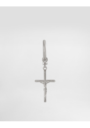 Dolce & Gabbana Mono Orecchino - Man Bijoux Silver Metal Onesize