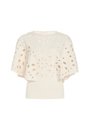 Ulla Johnson Josie Cape Sleeve Knit Top - Moda Operandi
