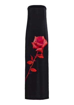 David Koma Exclusive Printed Silk Gown - Moda Operandi