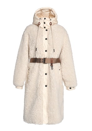 Moncler Grenoble Blavet Long Teddy Coat - Moda Operandi