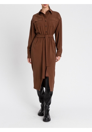 Dress TWINSET Woman color Brown