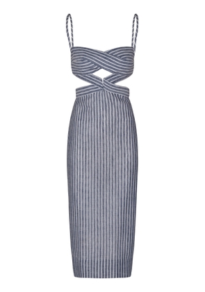 Andres Otalora Recuerdos Cutout Midi Dress - Moda Operandi