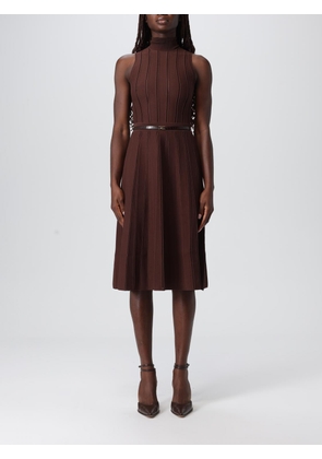Dress ELISABETTA FRANCHI Woman color Brown