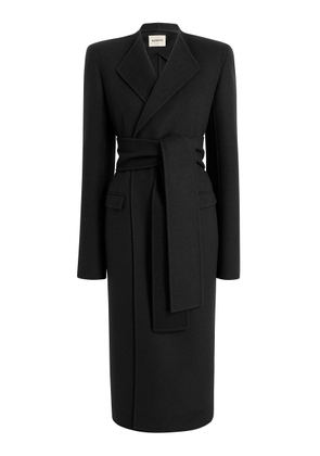 Khaite Jelson Belted Wool Coat - Moda Operandi