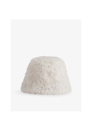 Womens Perfect Moment Faux-Fur Bucket Hat