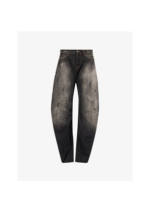 Womens Acne Studios Trafalgar Barrel-Leg Denim Jeans