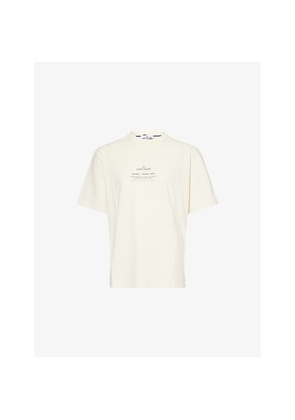 Mens Stone Island Printed Crewneck Cotton-Jersey T-Shirt