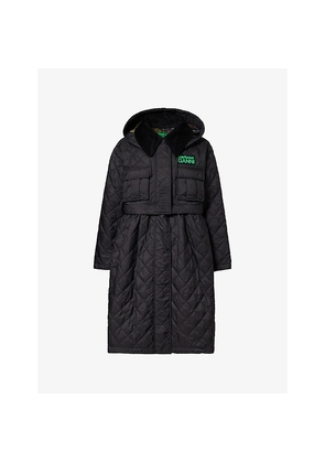 Womens Barbour x Ganni Peplum Quilted Shell Jacket