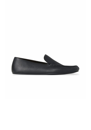 The Row Leo Leather Slippers - Moda Operandi
