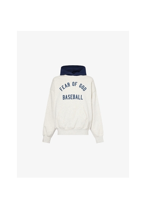 Mens Fear Of God Essentials Fog x Essentials x mlb Sport Brand-Print Cotton-Jersey Hoodie