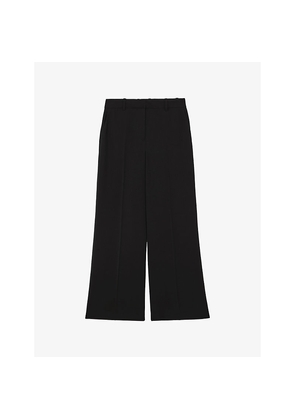 Womens Reiss Margeaux Wide-Leg Stretch-Woven Trousers