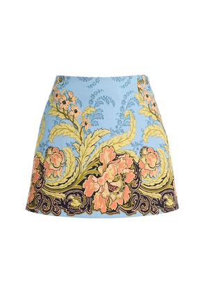 Cara Cara Chrissy Cotton-Sateen Mini Skirt - Moda Operandi