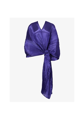 Womens Pleats Please Issey Miyake Madame November Knit Stole