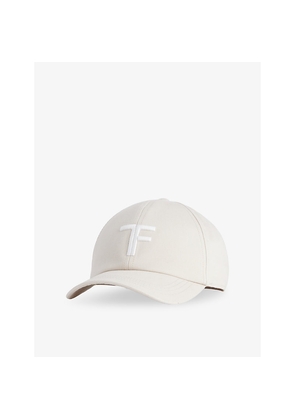 Mens Tom Ford Logo-Embroidered Cotton-Canvas Baseball Cap