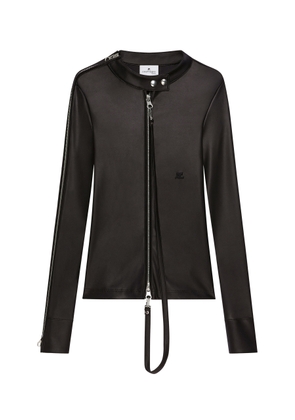 Courrèges Zipped Biker Top - Moda Operandi