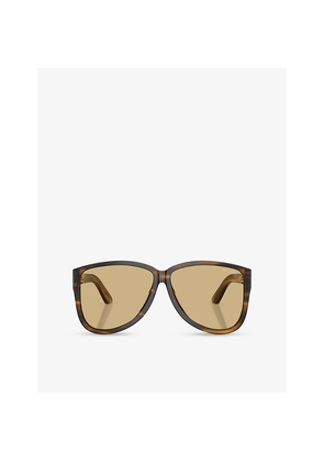 Miu Miu Mu A08S Pilot-Frame Acetate Sunglasses