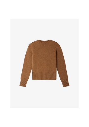 Womens Soeur Gipsy Boat-Neck Merino-Wool Jumper