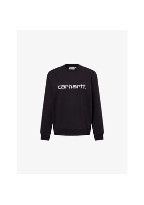 Womens Carhartt WIP Carhartt Logo-Embroidered Cotton Sweatshirt
