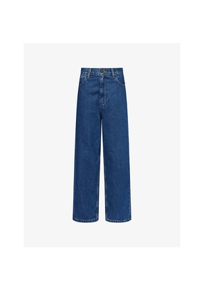 Womens Carhartt WIP Brandon Wide-Leg Denim Jeans