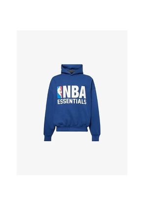 Mens Fear Of God Essentials Fog x Essentials x Nba Sports Printed Cotton-Blend Hoodie